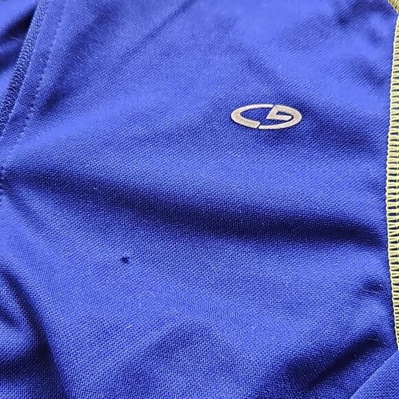 C9 by Champion XL 14/16 Juniors Blue with Neon Green Accent Sweatshirt Y2K Loose - Picture 3 of 7